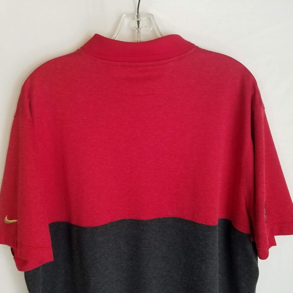 San Francisco 49ers Nike ONFIELD Dri Fit Polo Shirt Mens Size 2XL - Picture 8 of 8